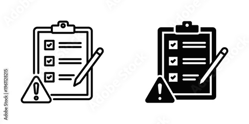 Incident Reporting icon set with style outline and solid. vector simple elements for design and presentation.