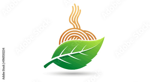 Green leaf with white veins closeup.