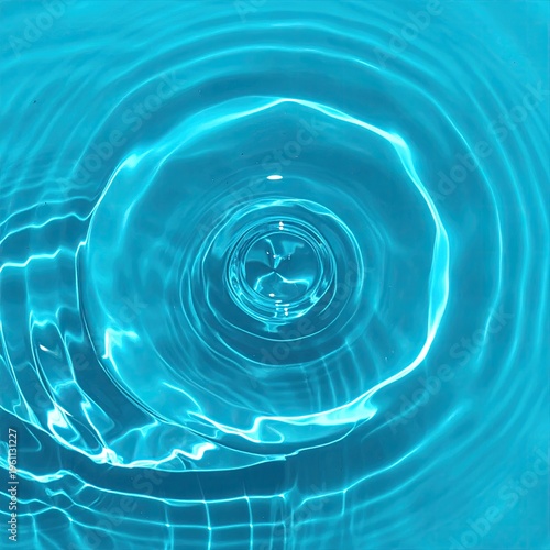 Close-up of water ripples radiating outward from a central point (1)