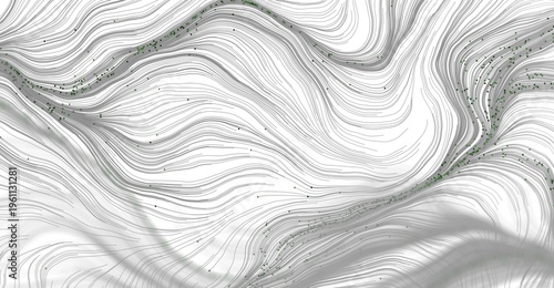 Abstract design of flowing ...