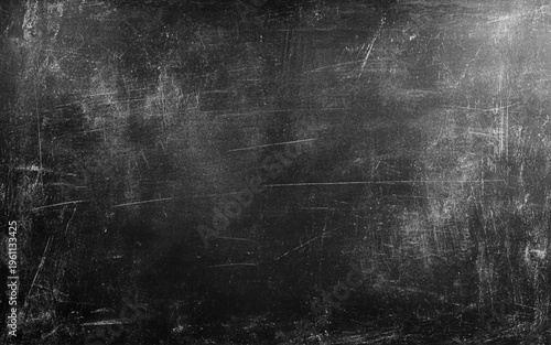 Chalk rubbing texture  on blackboard background. template for learning board concept.