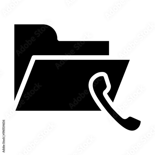 Folder vector icon. Database Illustration sign. File storage symbol. jacket logo. Design for web and app.