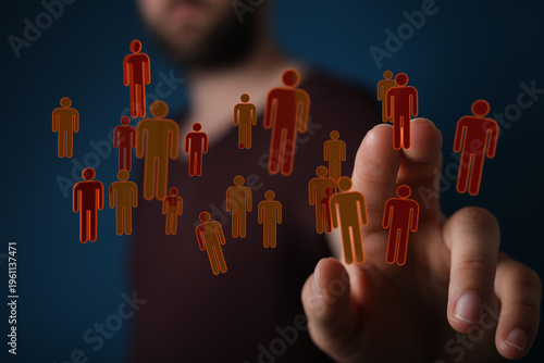 Concept of teamwork, global...