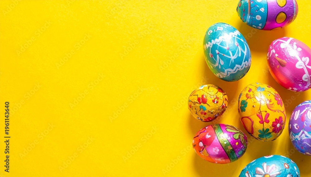 Fototapeta premium colorful easter eggs