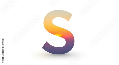 Free Download A colorful, abstract letter 'S' with a gradient effect, set against a white background. - GFXLoad
