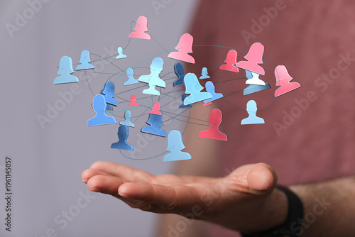 Concept of social network, ...