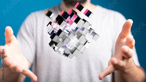 Conceptual image of a perso...
