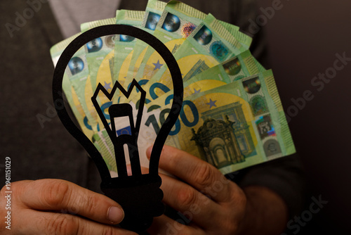 Concept of saving money in ...