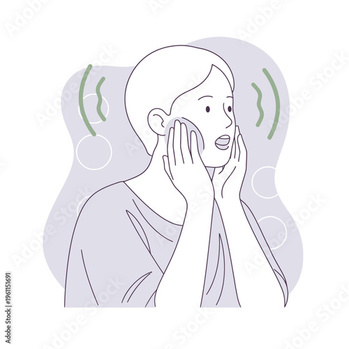 Person Expressing Shock and Disbelief with Hands on Face.