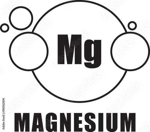 Vector illustration of magnesium icon