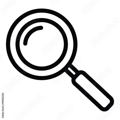 Magnifying glass icon for search.