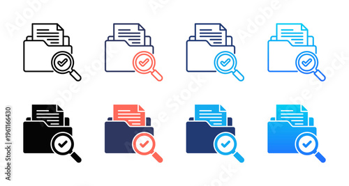 Case Files icon sheet multiple style collection
