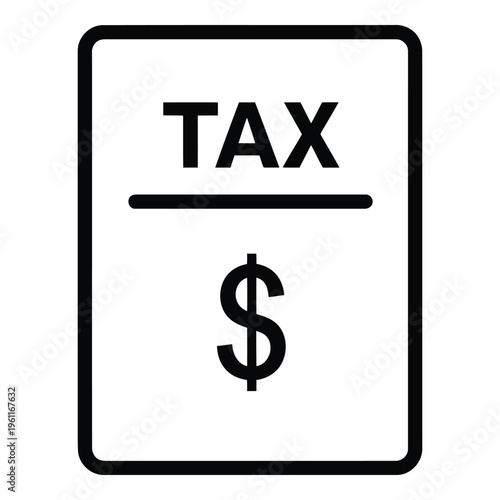 Taxation and financial obligation sign.