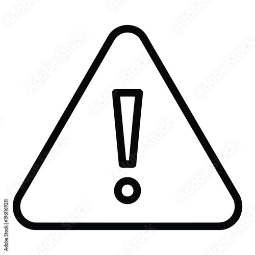 Warning Sign Exclamation Mark Symbol.