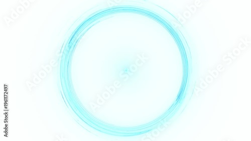 rotating blue circle on a white background, round, frame, center, dynamic visualization for creative projects and energetic designs, highlight, important, encircling