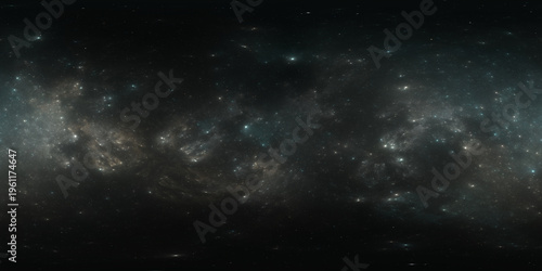360-degree full-sphere panoramic space background with nebula and stars. It was neither partly nor fully created with generative AI.