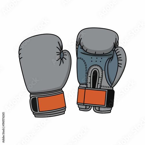 Boxing gloves for sports fighting.