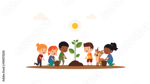 Smiling young woman working on her laptop in a cozy coffee shop atmosphere.