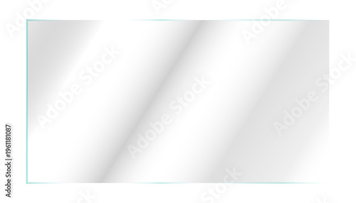 realistic transparent glossy glass panel light glare reflection background