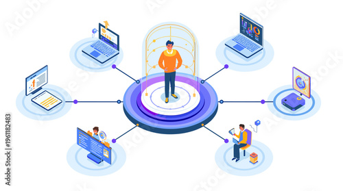 Smiling Woman with Coffee