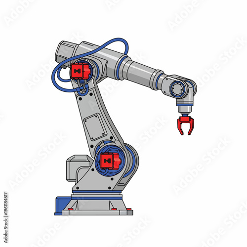 Industrial robotic arm machine technology 3.