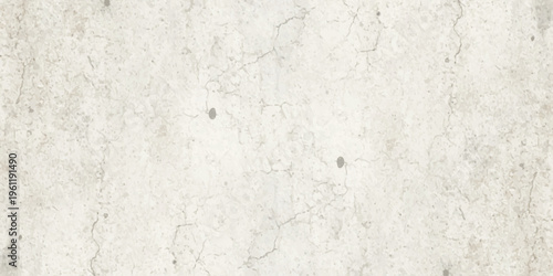 White concrete wall texture with subtle cracks and weathered cement surface, minimalist industrial stone background