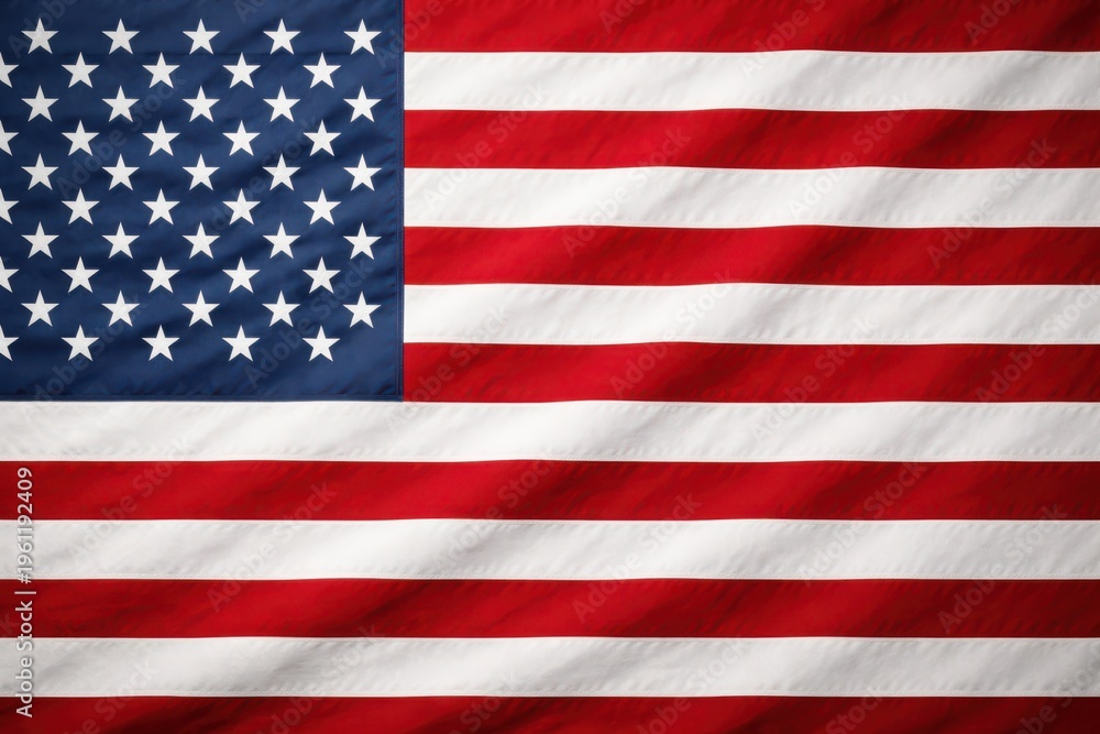 Fototapeta premium American flag waving patriotism