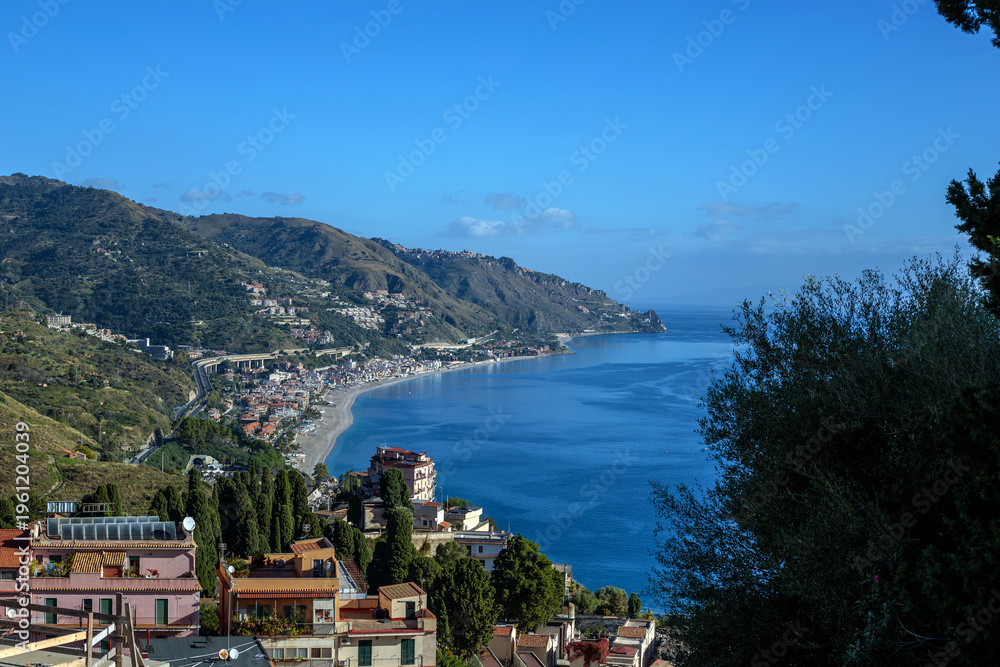 Fototapeta premium Toarmina town, Sicily, Italy