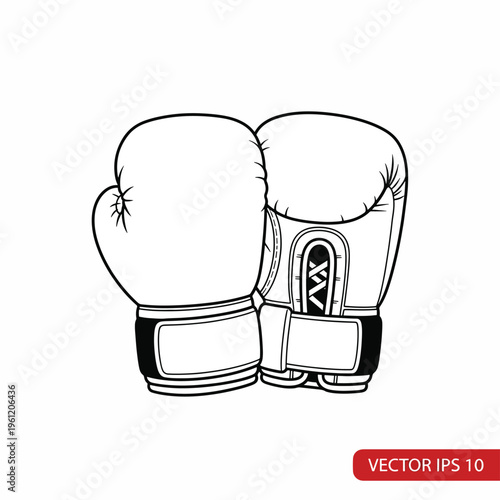 Boxing Gloves Sports Equipment.