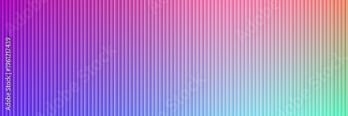 Abstract background with a vibrant blue and purple gradient, glossy, ribbed texture. Pattern of fine vertical lines creates fluted glass, perfect for futuristic, technology-themed designs.