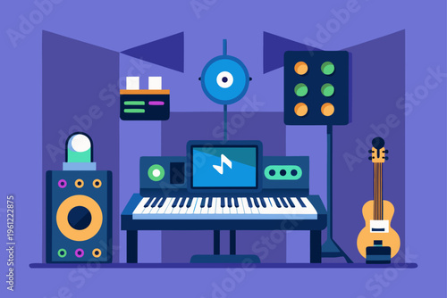 Music Studio AI Composing Assistant On Screen