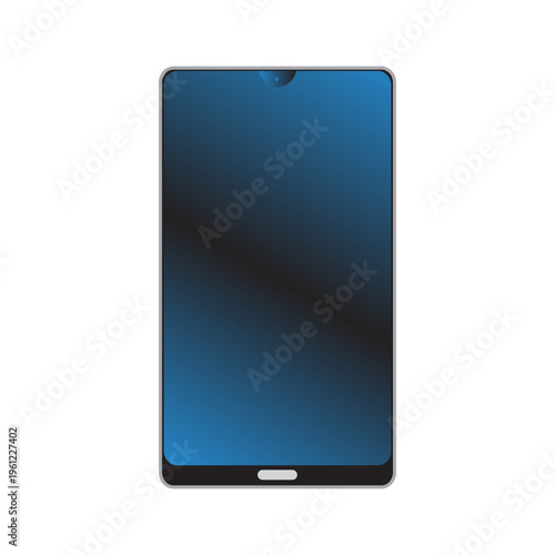 smart phone with blank screen