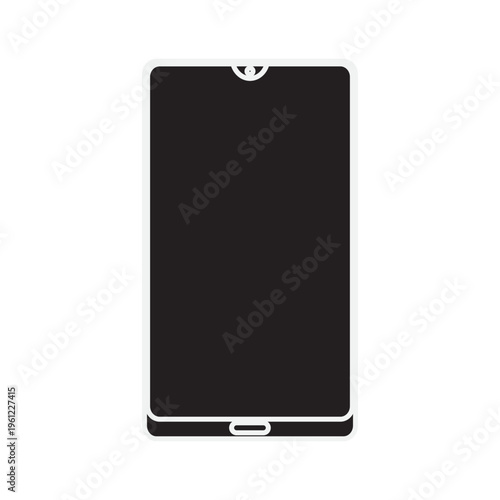 mobile phone isolated on white