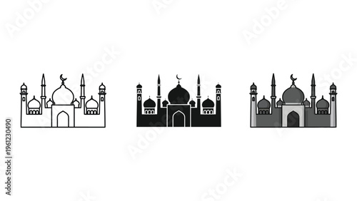 Mosque Icon Design Architectural Landmark