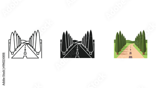 Country Road Trees Journey Commercial