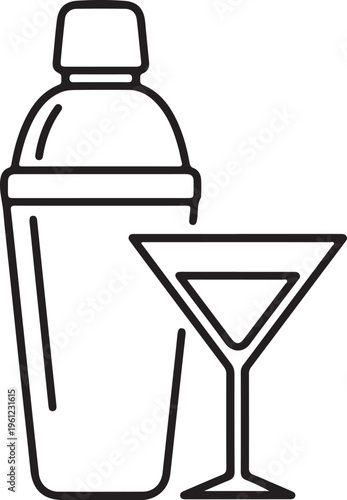 cocktail, shaker, drink, beverage, bar, alcohol, mix, bartender, nightlife, party, glass, cocktailglass,