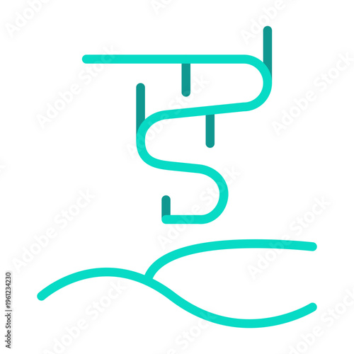 Aurora borealis Vector Icon