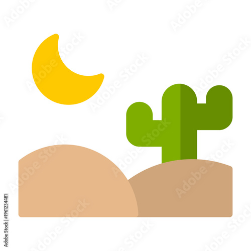Desert Vector Icon