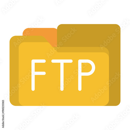 FTP Access Vector Icon