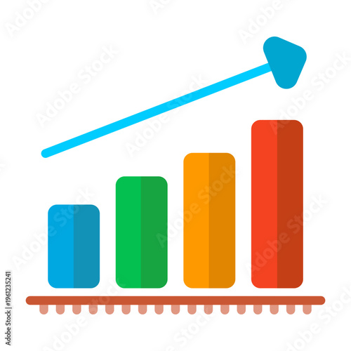 Chart Increasing Vector Icon