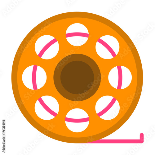 Film Reel Vector Icon