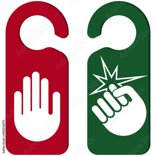 do not disturb door hanger.