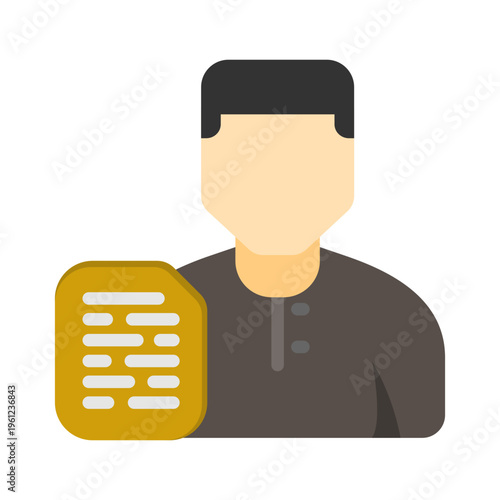 Journalist Vector Icon