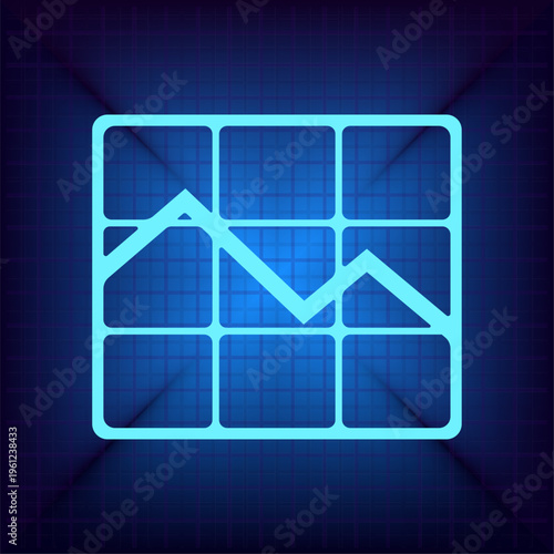 Vector illustration on a blue background