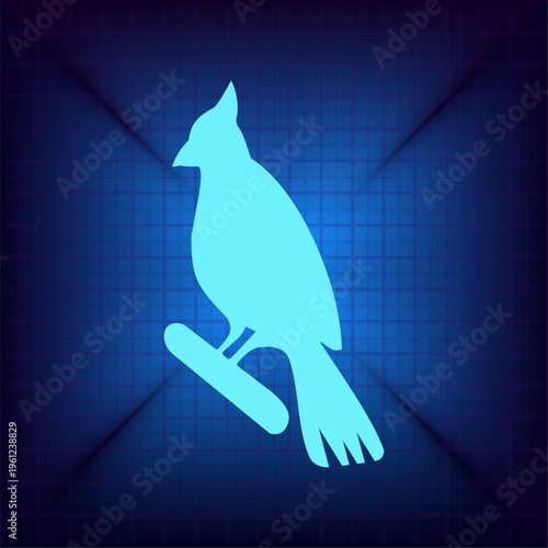 Vector illustration on a blue background