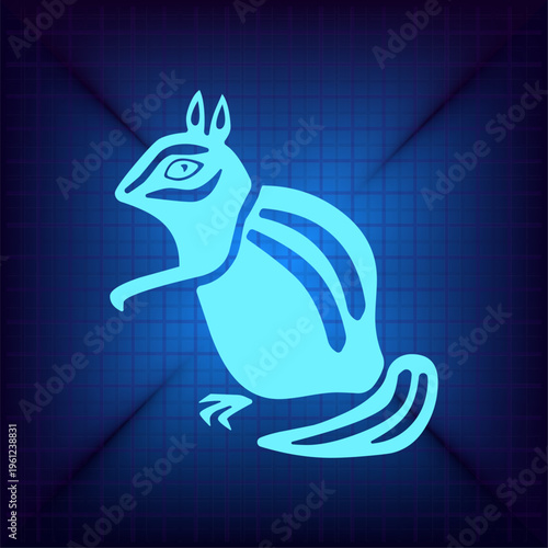 Vector illustration on a blue background