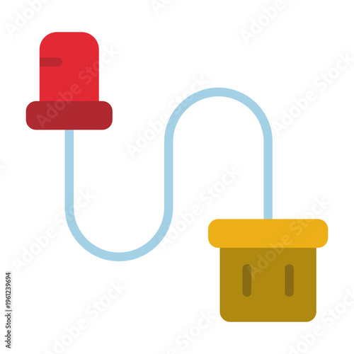 Cable Ferrule Vector Icon