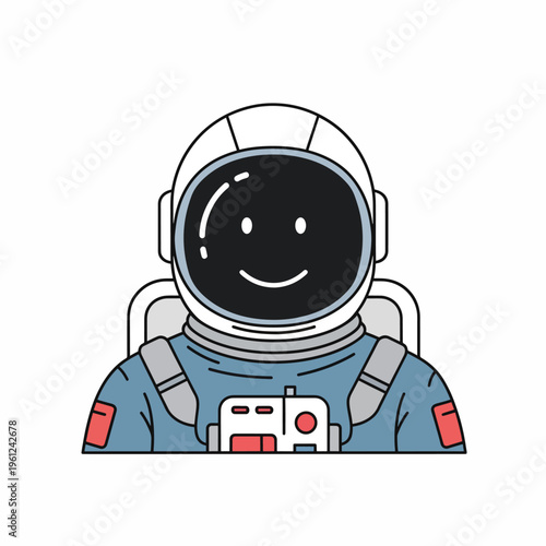 Astronaut in Space Suit Smiling 2.