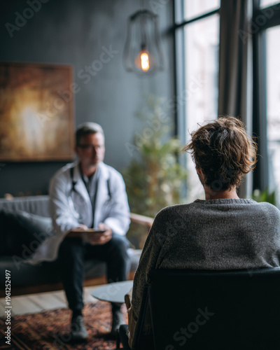 Mental Health Doctor Consultation Concept