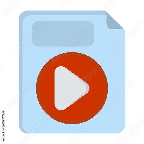 Video File Vector Icon
